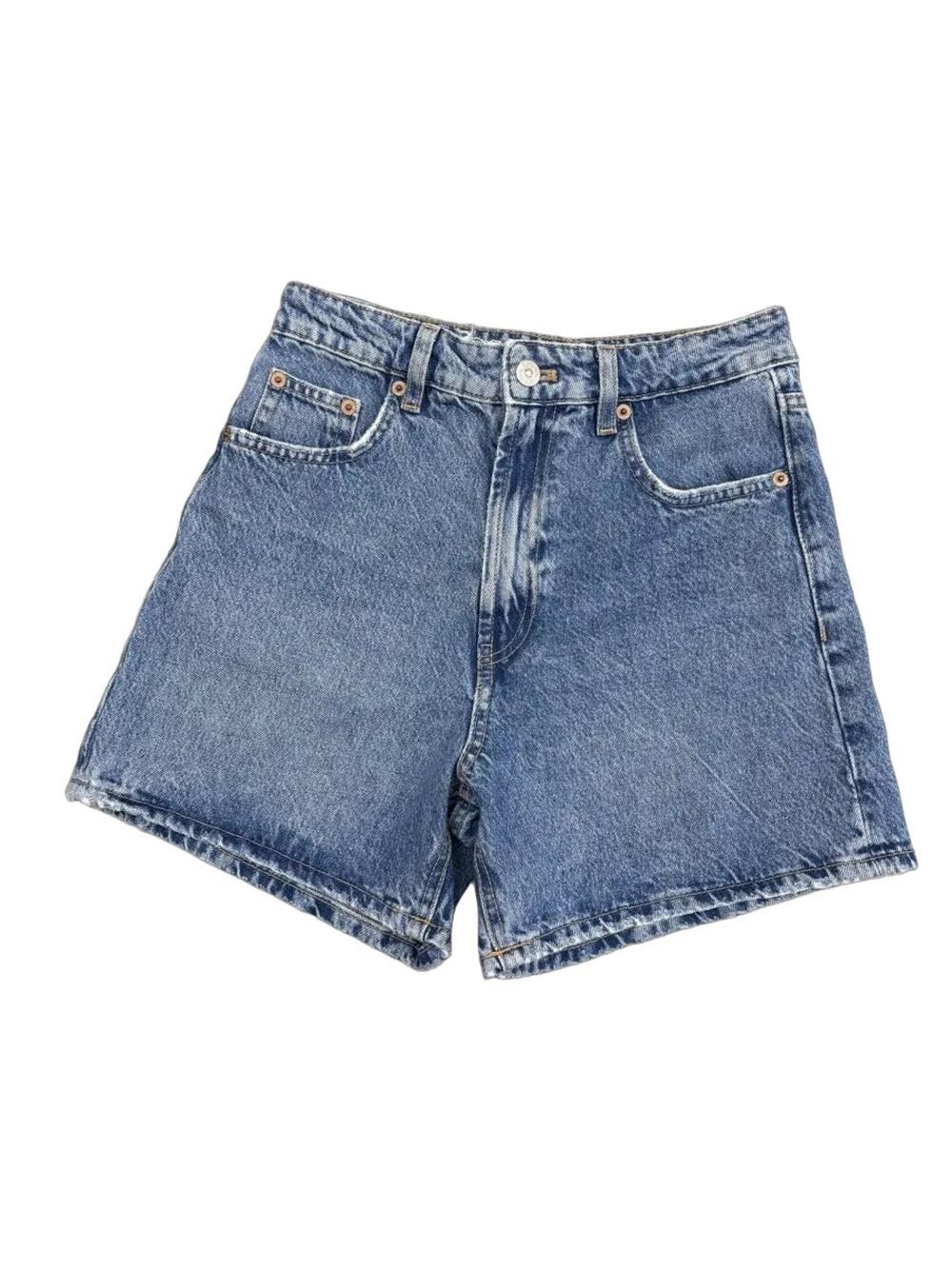 Zara Light Wash Denim Shorts Size 2